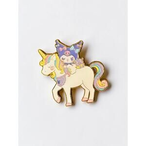 Kuromi Unicorn Enamel Pin Loungefly Hello Kitty Friends Blind Box Sanrio